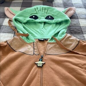 Star Wars Mint Green and Tan Character Hoodie
